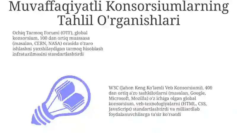 Muvaffaqiyatli Konsorsiumlarning Tahlil O'rganishlari 3