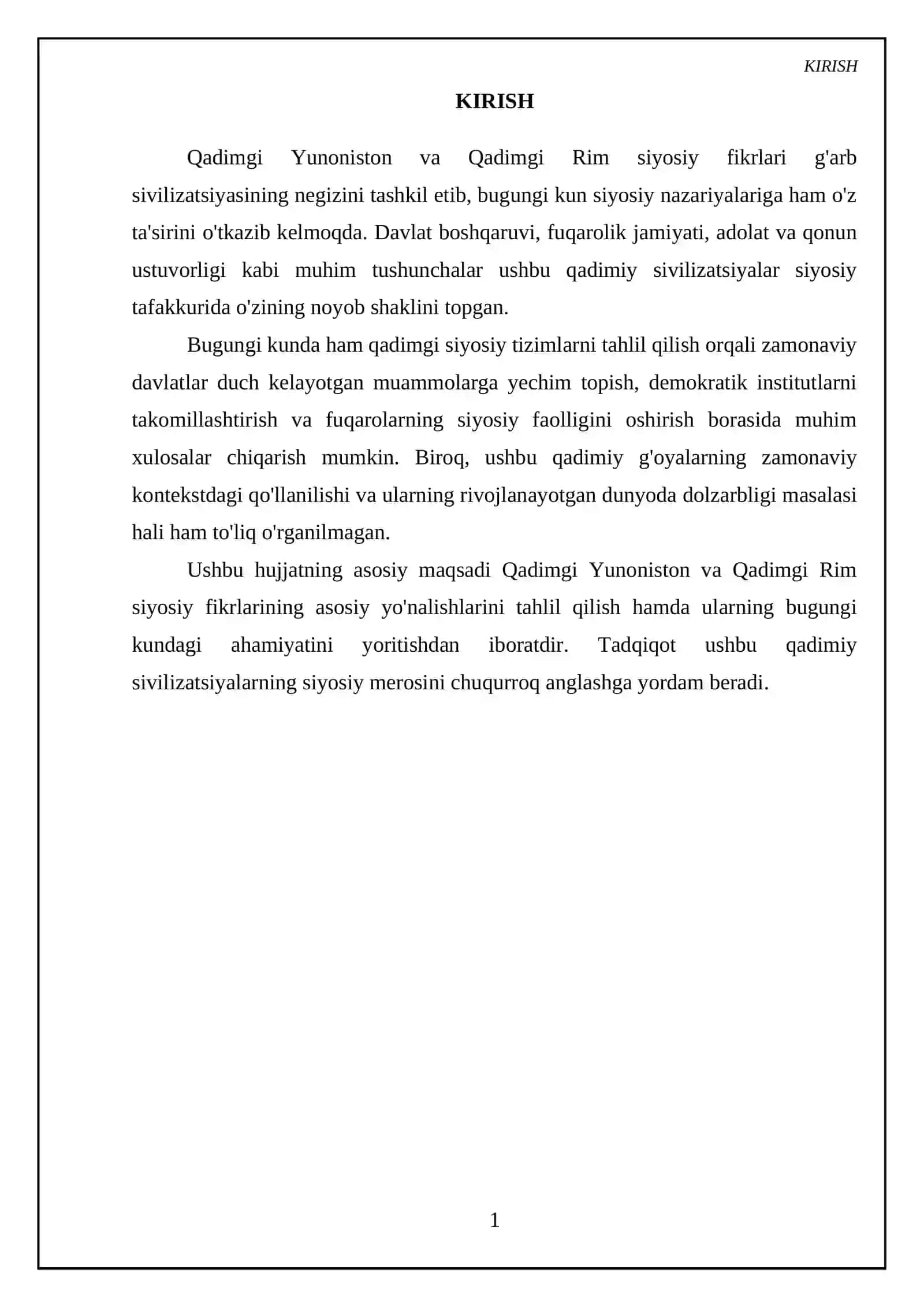 Qadimgi Yunoniston va Qadimgi Rimdagi siyosiy fikrlar 3
