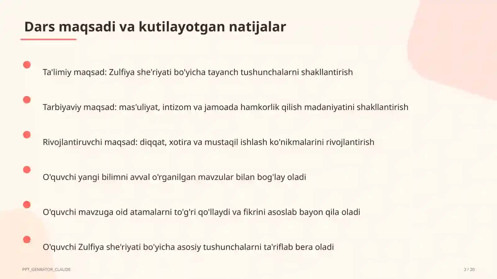 Zulfiya she'riyati (6-sinf) 3