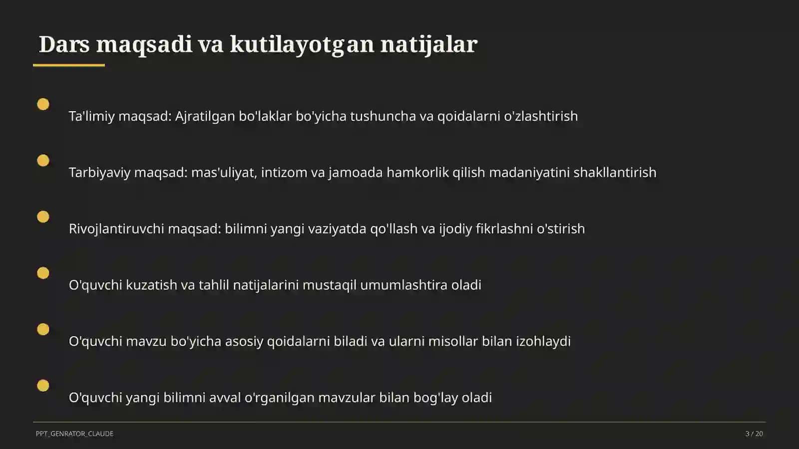 Ajratilgan bo'laklar (8-sinf) 3