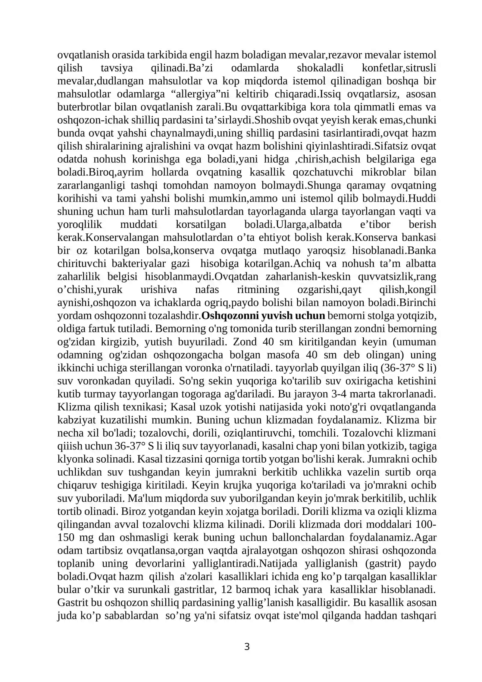 To’g’ri va sifatli оvqatlanishning оrganizmni o’sishi, rivоjlanishi va salоmatlikka ta’siri 3