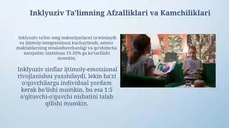 Inklyuziv Ta'lim Modellar: Tahlili va Xususiyatlari 3