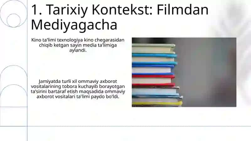 Mediata'limning kino ta'limi sifatida paydo bôlishi 3