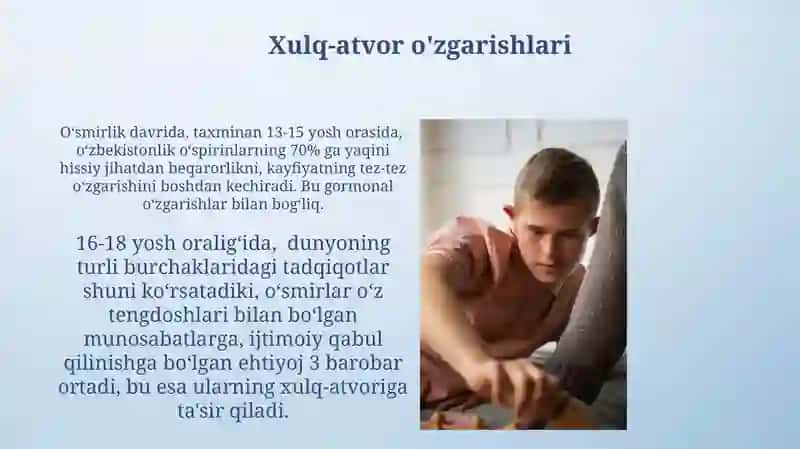 Oʻsmirlik davrida psixik rivojlanish xususiyatlari 3