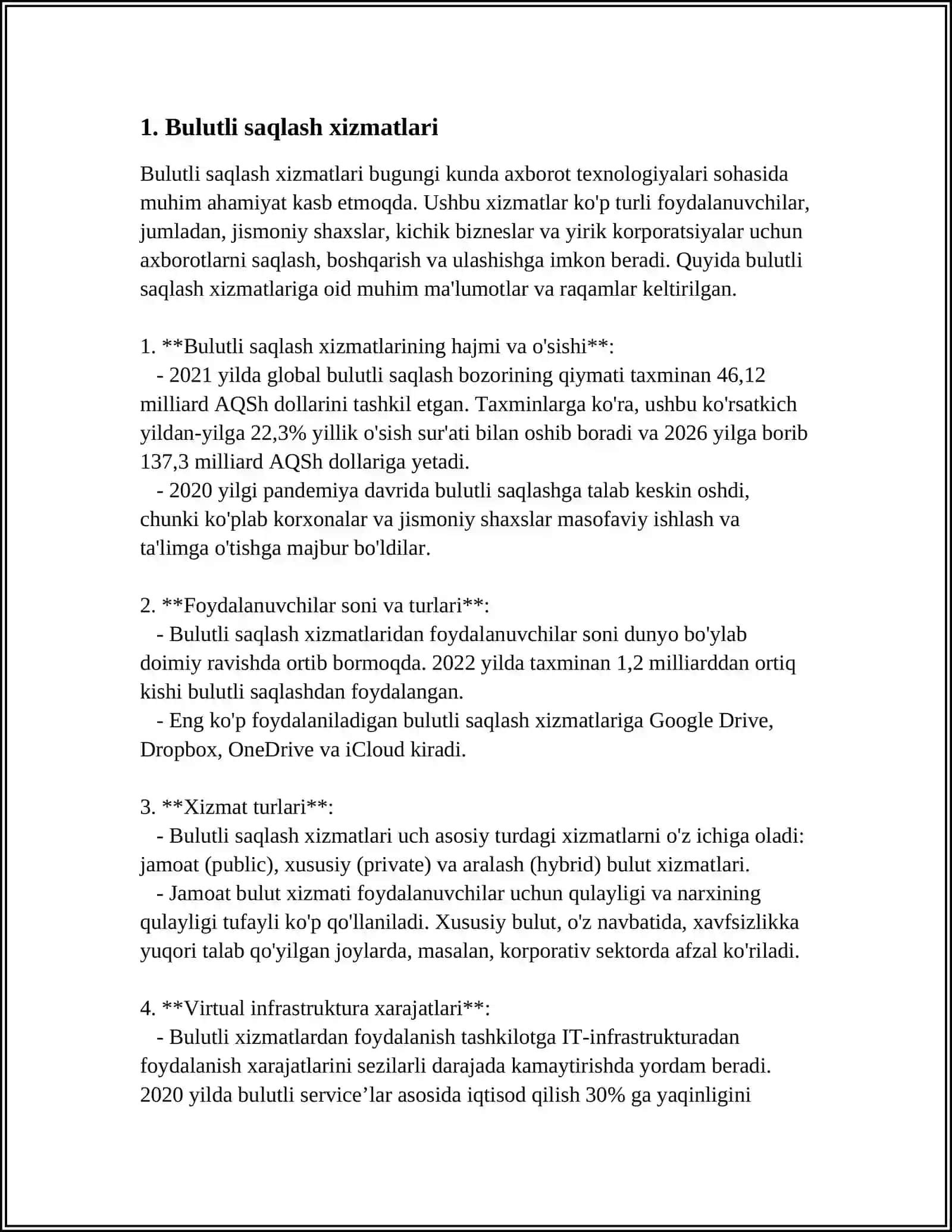 BULUTLI TEXNALOGIYALAR 3