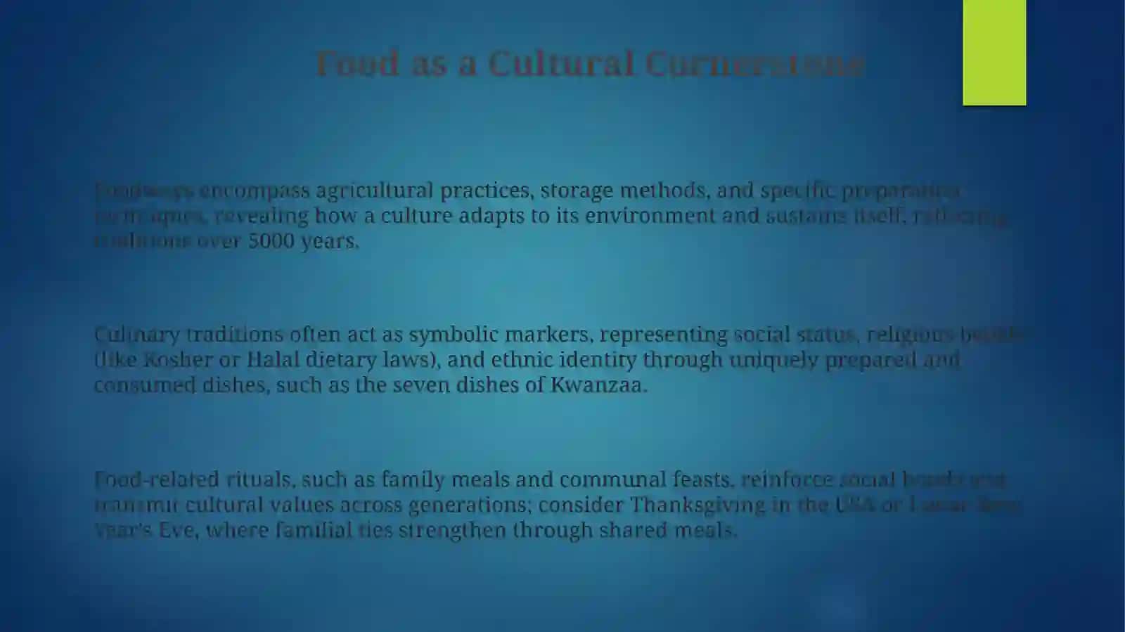 Conduct a conversation and identify cultural beliefs 3