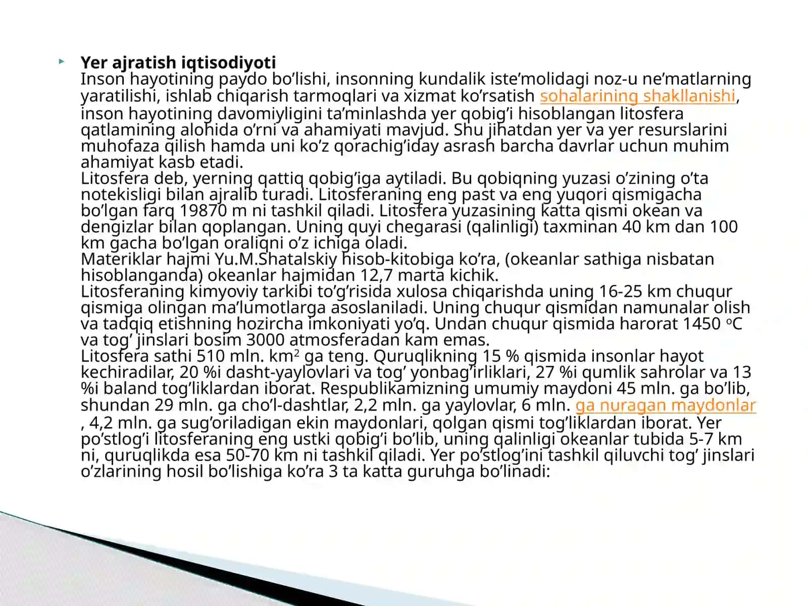 Inson hayotining paydo bo'lishi 3