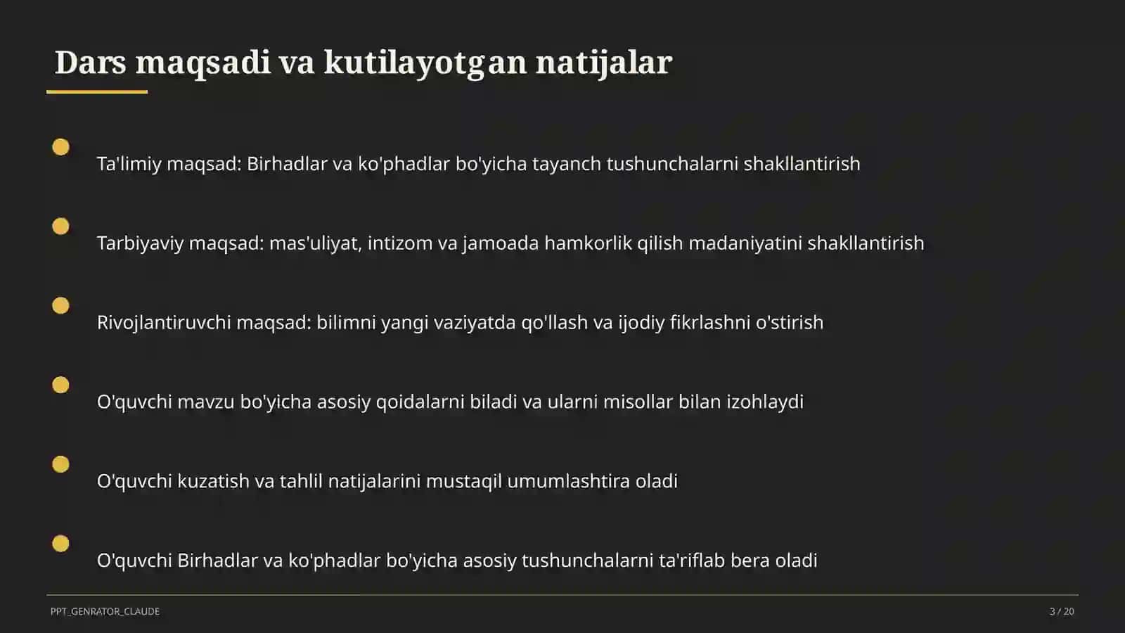 Birhadlar va ko'phadlar (7-sinf) 3