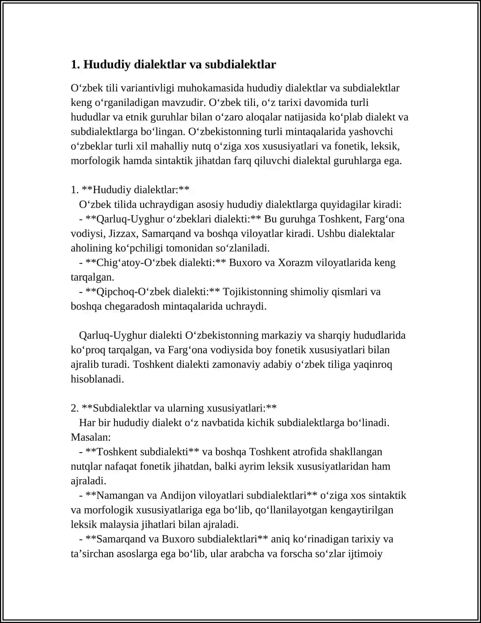 Oʻzbek tili variantivliki 3