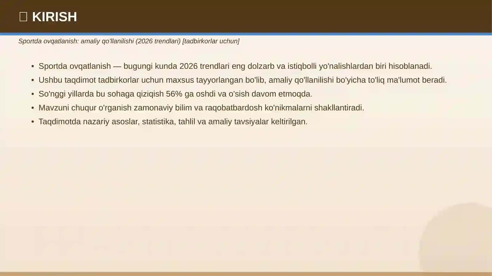 Sportda ovqatlanish: amaliy qo'llanilishi (2026 trendlari) 3