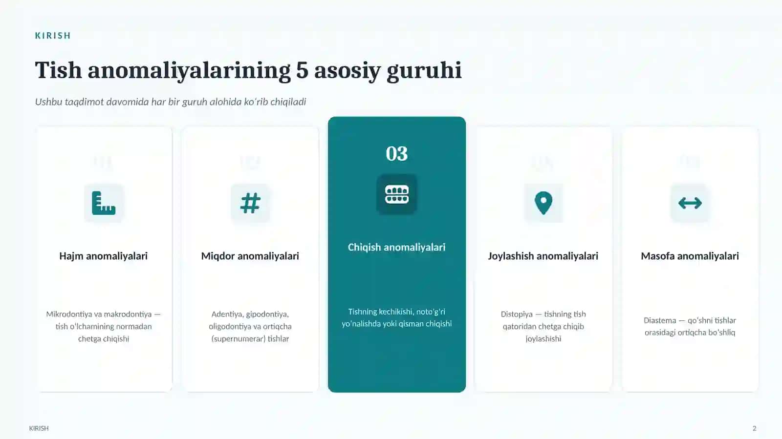 ORTODONTIYA FANIDAN CHUQUR TAHLIL 3