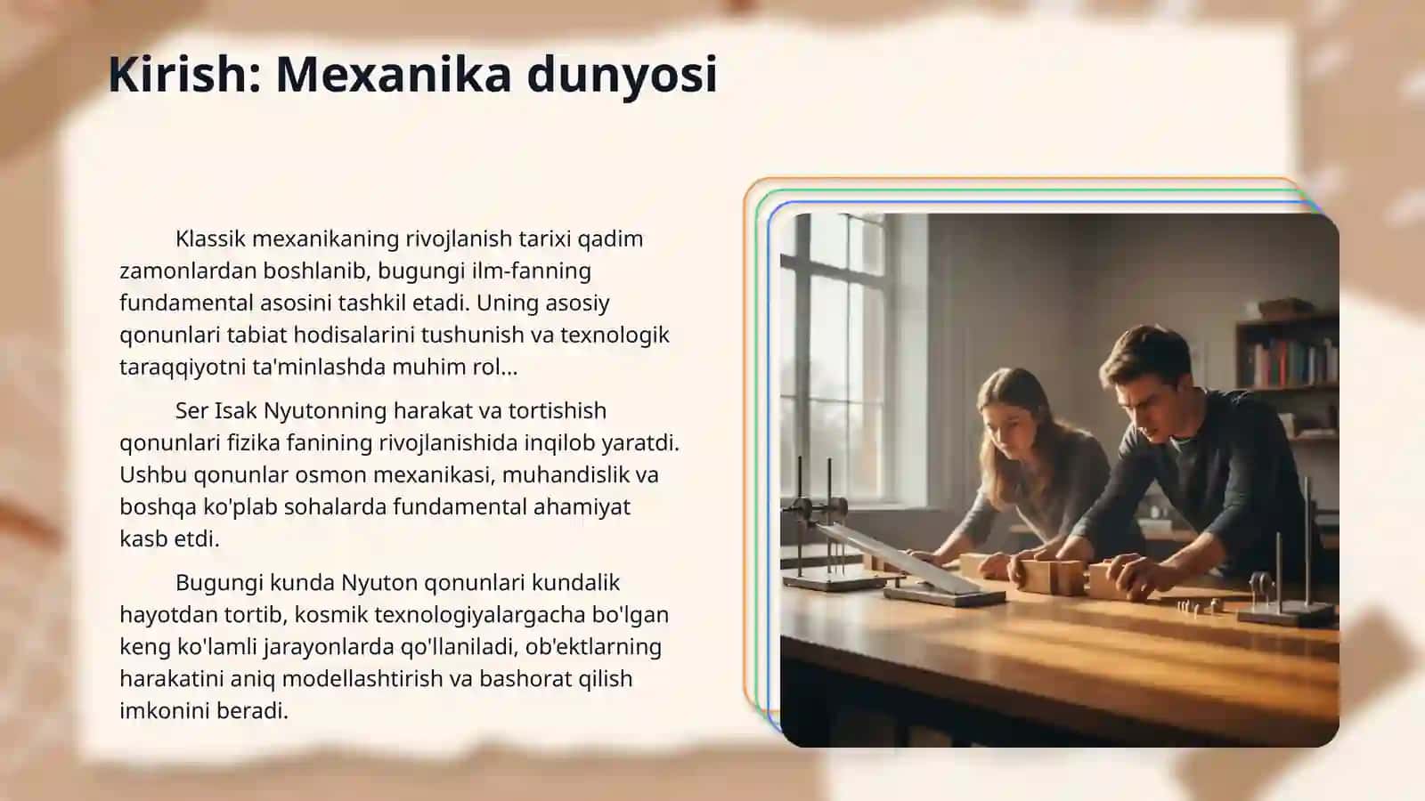 Nyuton qonunlari 3