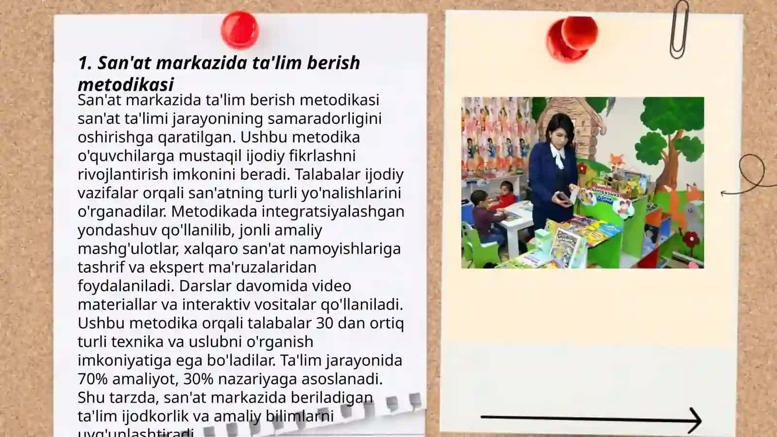 San'at markazi unda faoliyatlarni tashkil etish metodikasi 3
