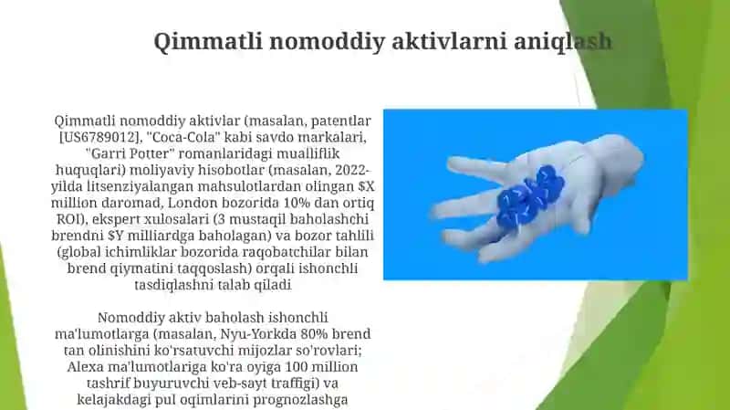 Qimmatli nomoddiy aktivların taşdiqalash 3