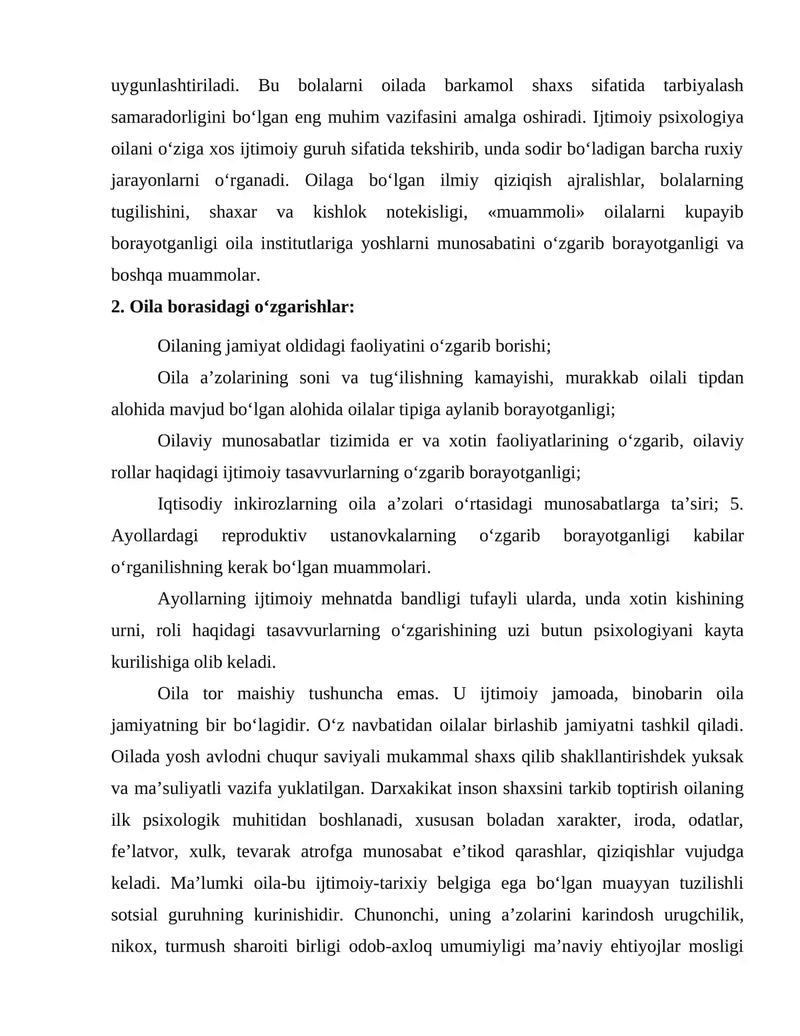 Oilalarda oʻzaro munosabatlarning ijtimoiy-psixologik muammolari 3