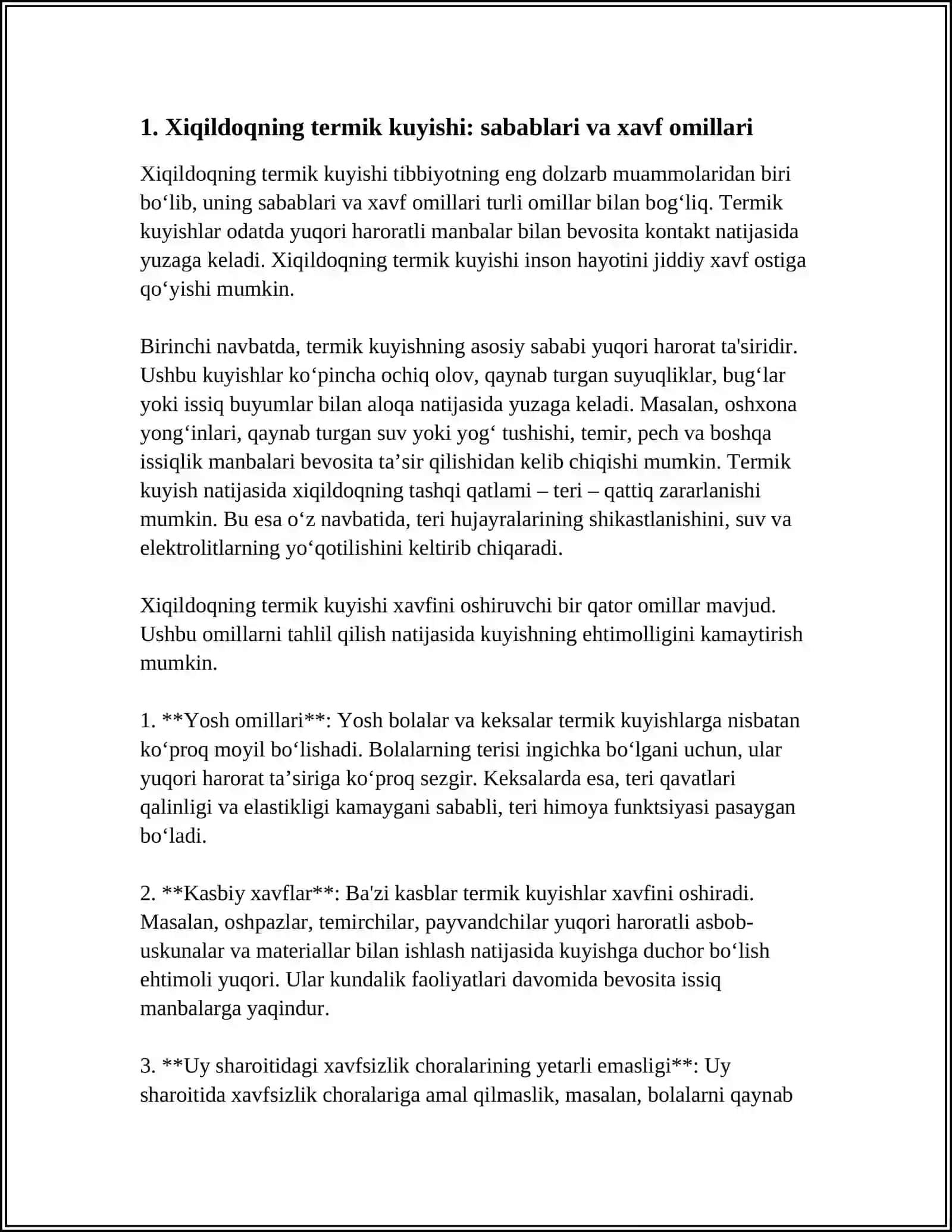 XIQILDOQNING TERMIK VA KIMYOVIY KUYISHLARI 3
