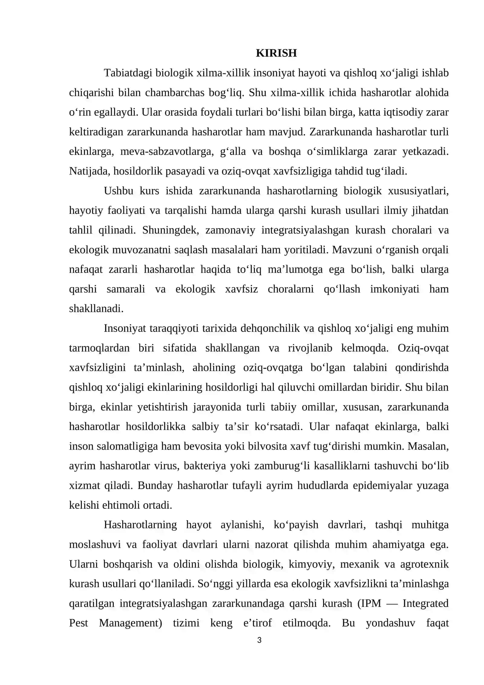 Zararkunanda hashorotlar 3