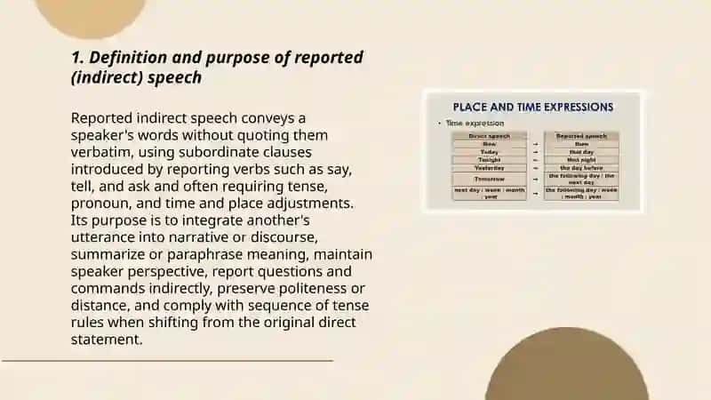 Reported Speech 3