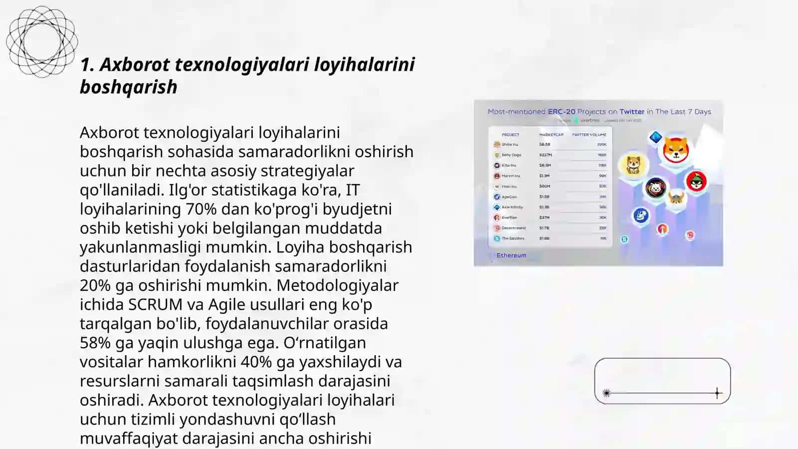 Axborot texnologiyalari loyihalarini boshqarish 3