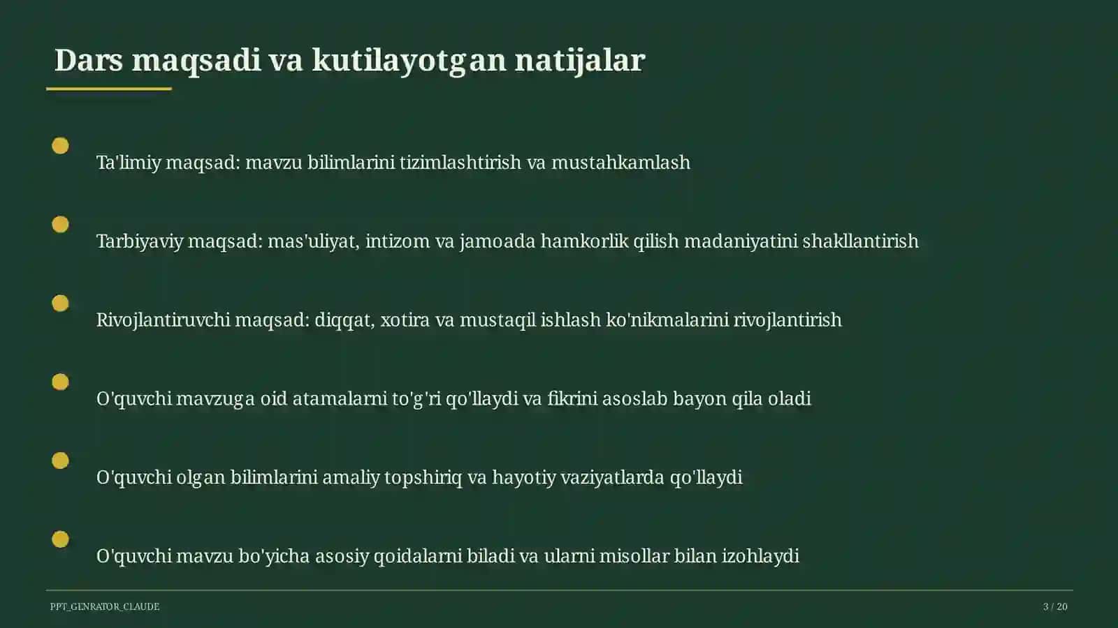 Diagramma va jadvallar bilan ishlash (4-sinf) 3