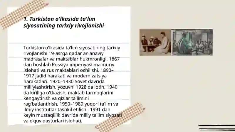 Turkiston o'lkasida ta'lim siyosati 3