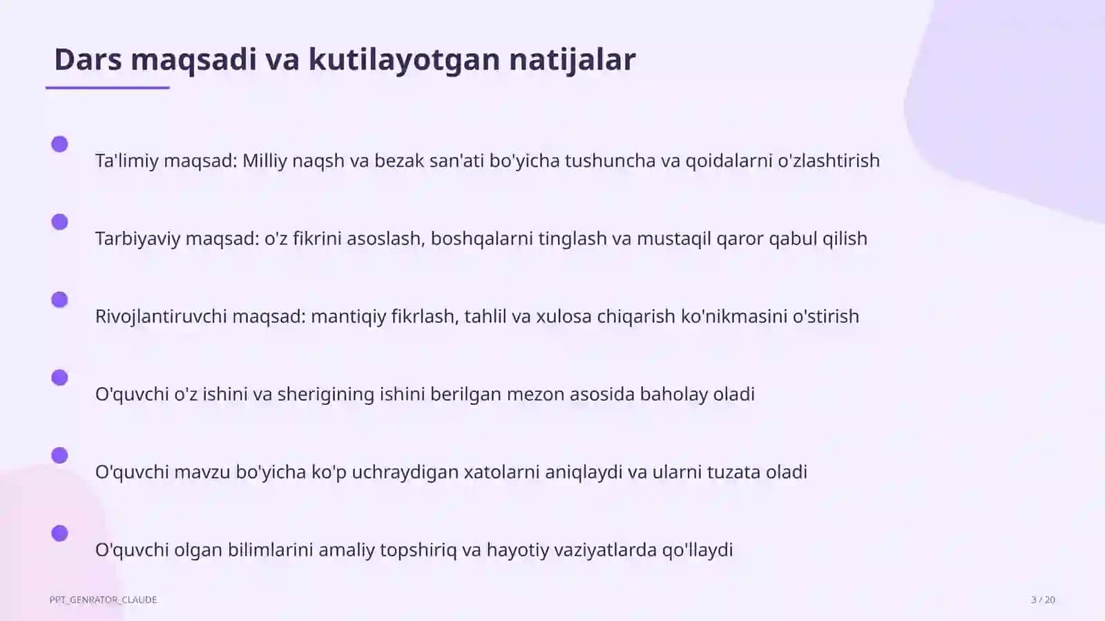 Milliy naqsh va bezak san'ati (3-sinf) 3