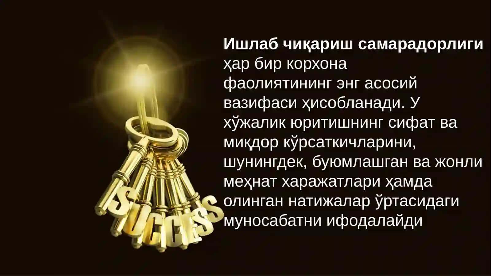 Samaradorlikning iqtisodiy va ijtimoiy tushunchasi 3
