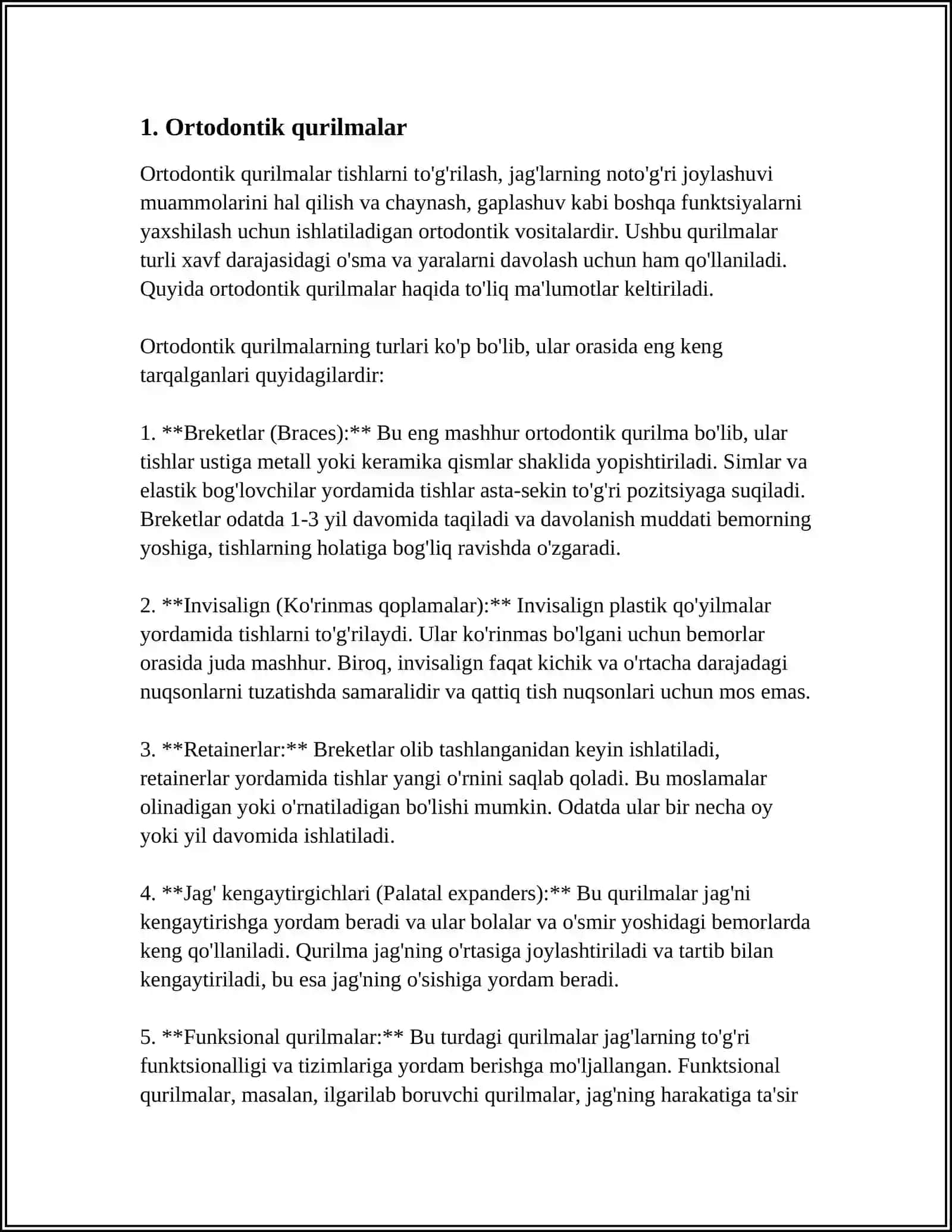 STAMATOLOGIK QURILMALARNING TURLARI 3