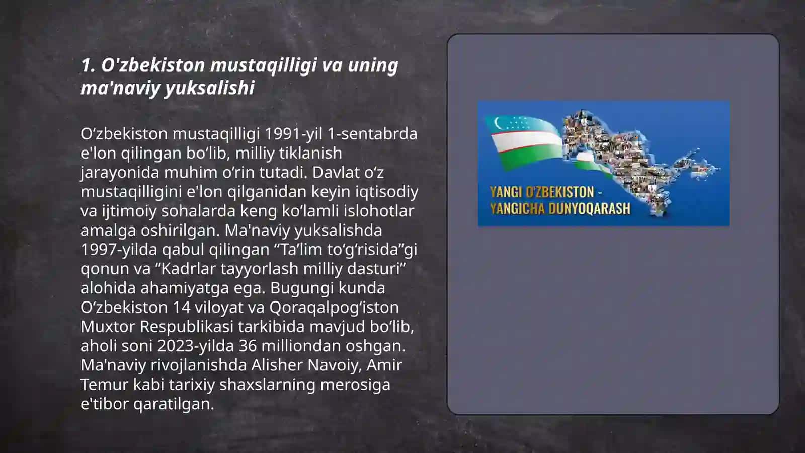 O'zbekistonning manaviy va madaniy taraqqiyoti 3