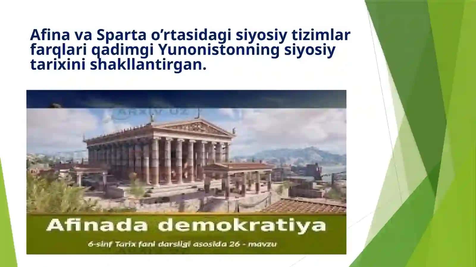 AFINA VA SPARTA SIYOSIY TIZIMLARINING TAQQOSLANISHI 3