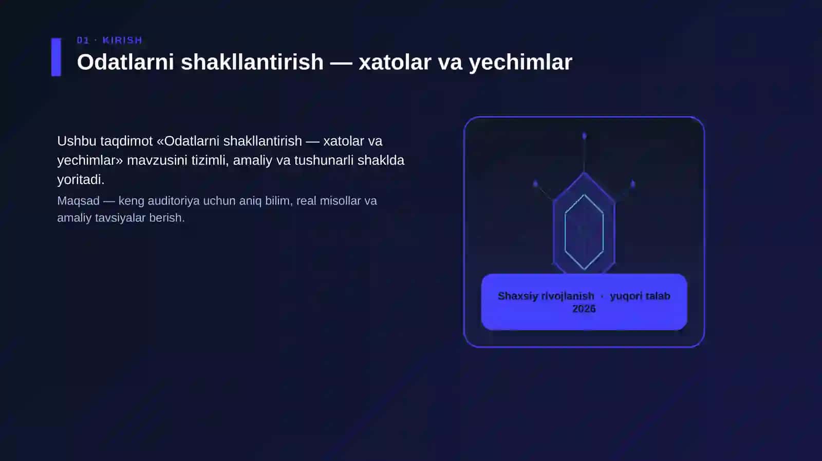 Odatlarni shakllantirish — xatolar va yechimlar 3