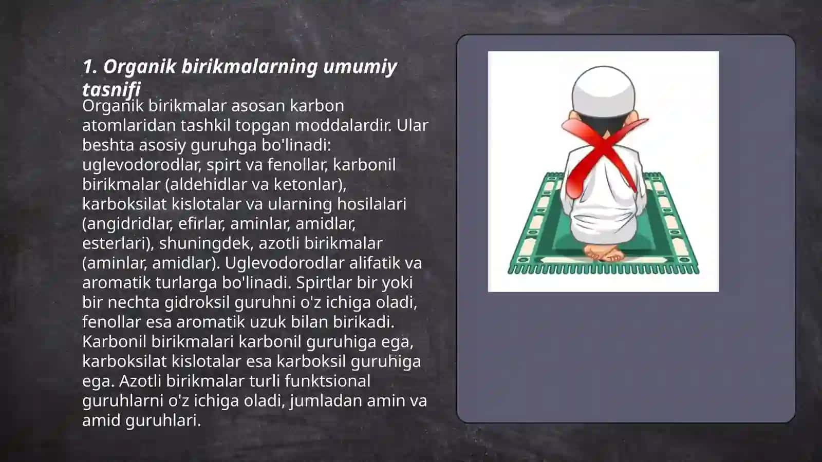Organik birikmalar tasnifi va nomenklaturasi 3