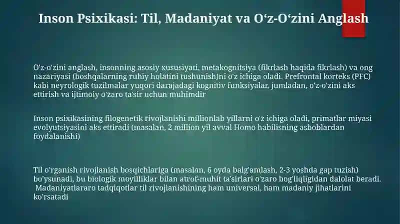 Psixikaning filogenetik taraqqiyoti 3