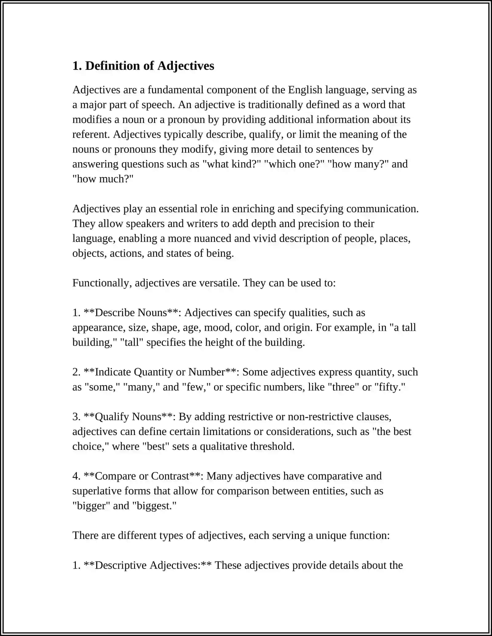 ADJECTIVE AND ADVERBS 3