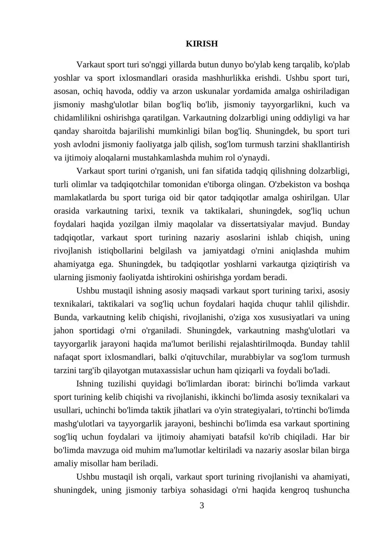 Варкаут спорт турини tarixi va texnik, taktikalari 3