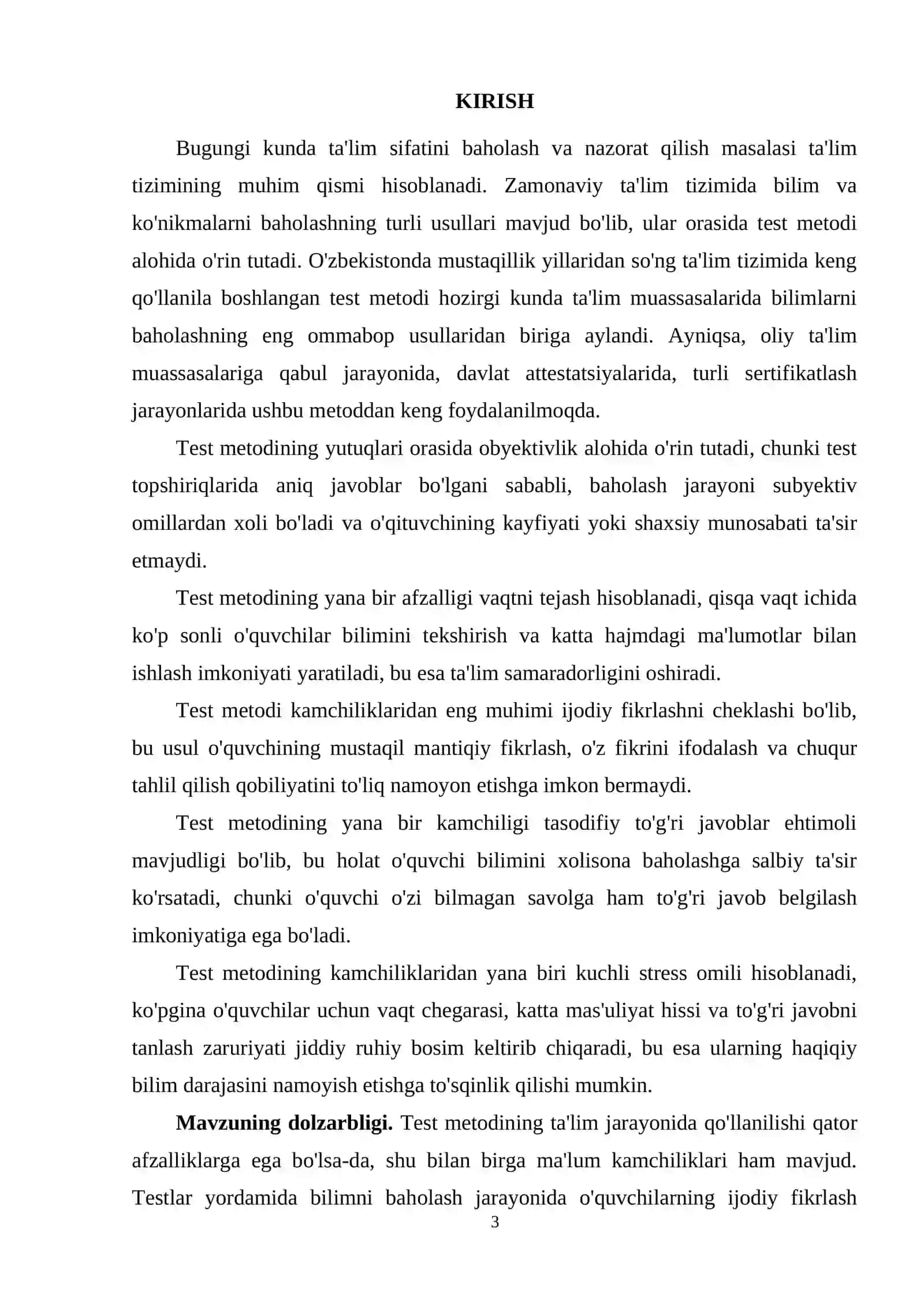 TEST METODINING YUTUQ VA KAMCHILIKLARI 3