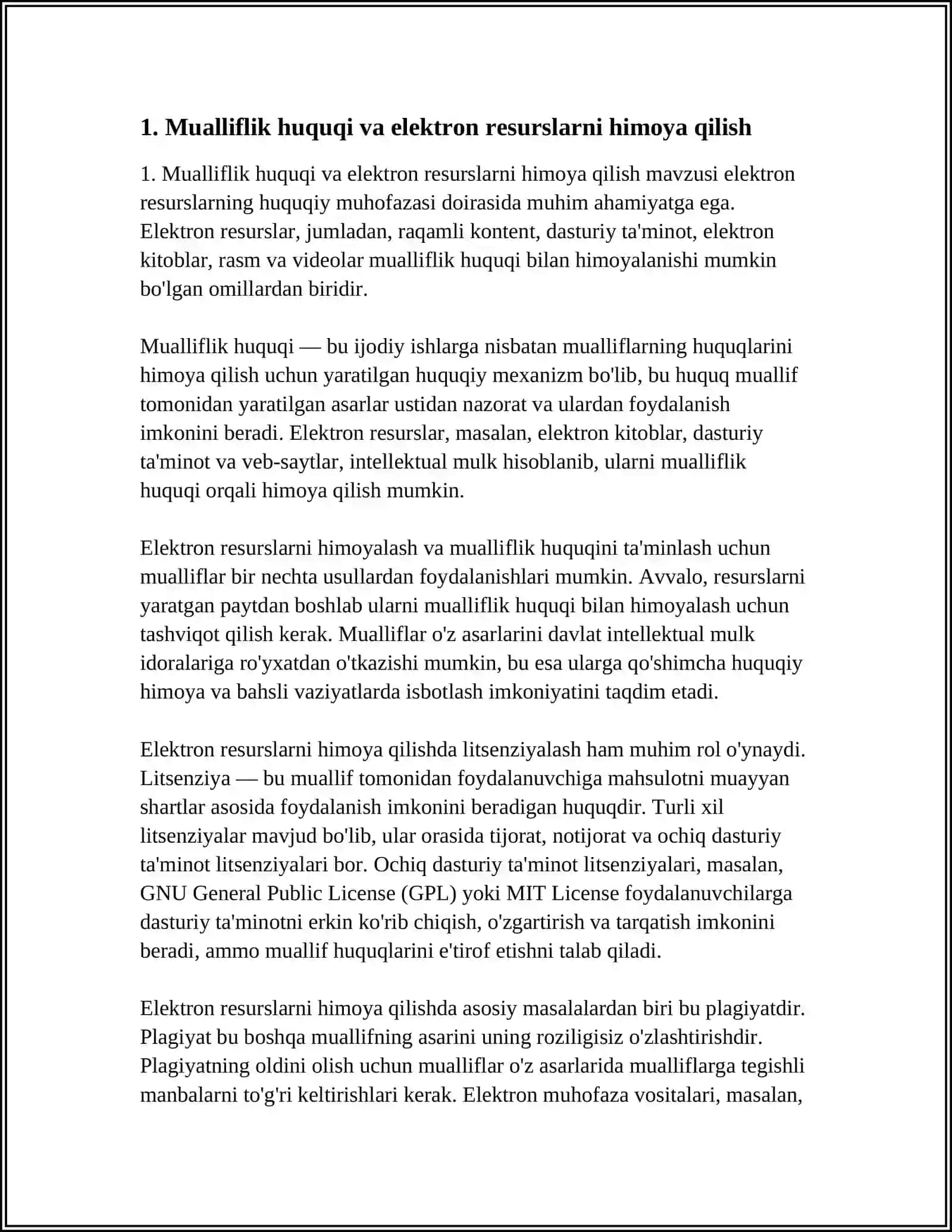 ELEKTRON RESURSLARNING HUQUQIY MUHOFAZASI 3