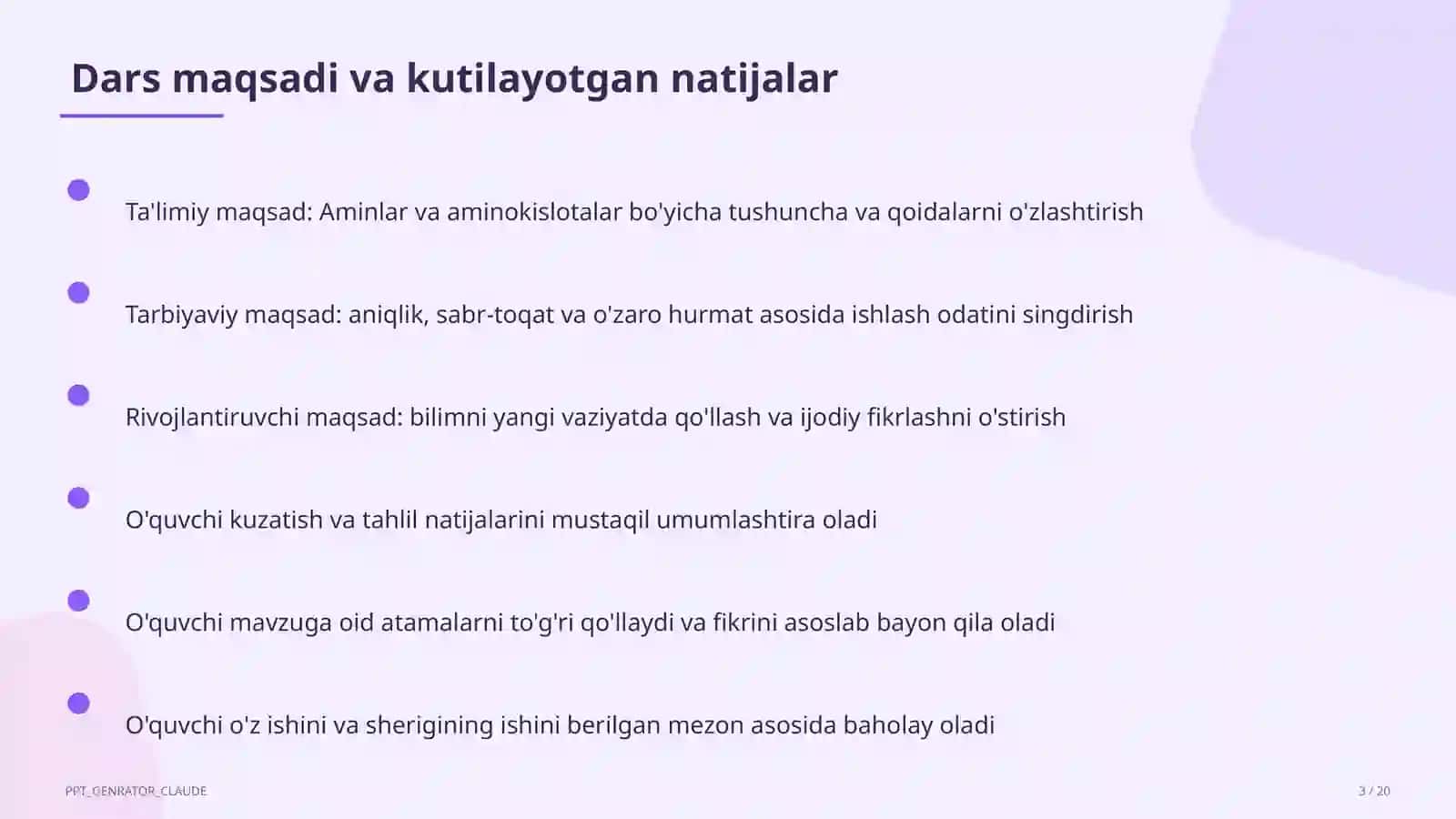 Aminlar va aminokislotalar (11-sinf) 3