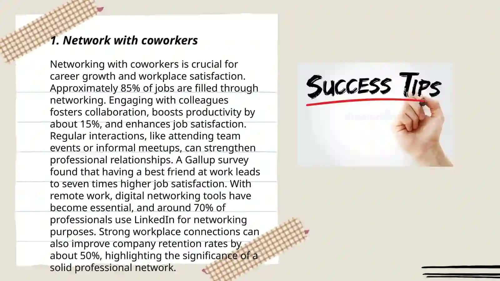 Tips for internship success 3