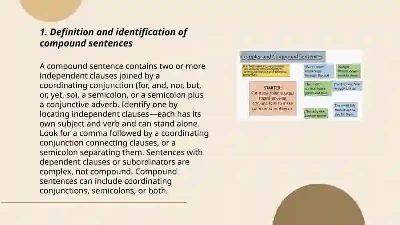 Composite (compound and complex) sentences 3