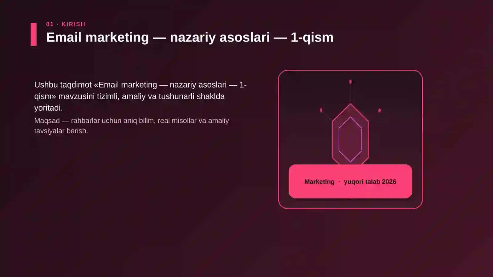 Email marketing — nazariy asoslari — 1-qism 3
