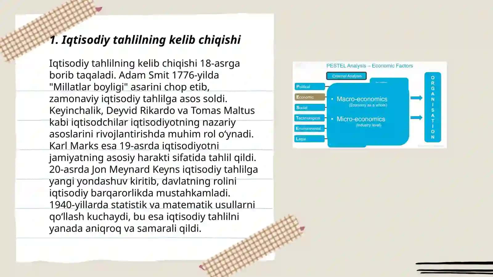 Iqtisodiy tahlilning fan sifatida shakllanishi 3