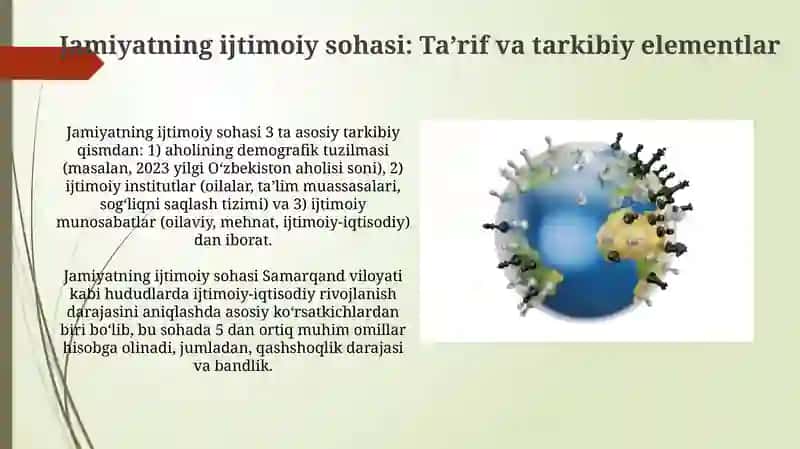 Jamiyatning ijtimoiy sohasiva davlatning ijtimoiy siyosati 3
