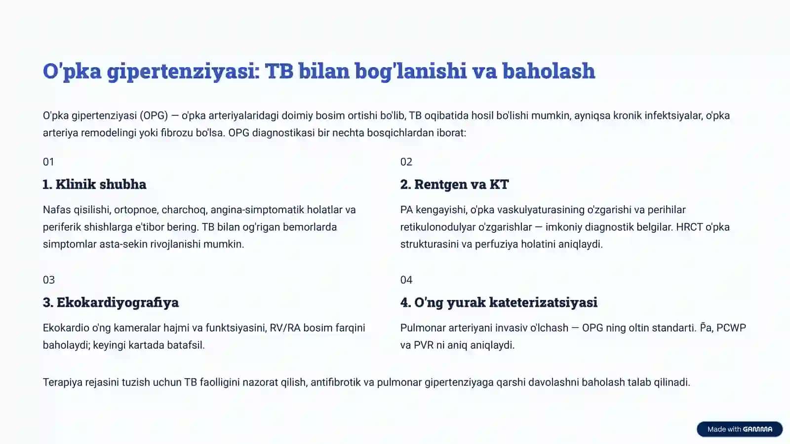 Tuberkulezda tashqi nafas va yurak-qon tomir tizimi funksiyasini tekshirish usullari 3
