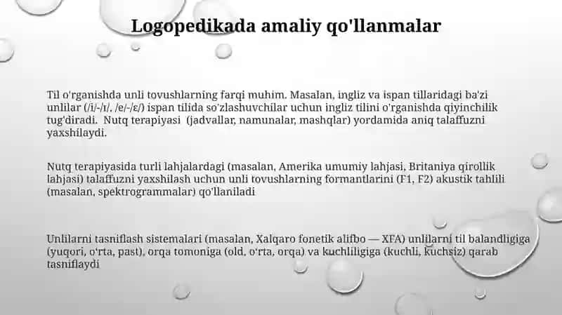 Undosh tovushlar tasnifi, tahlili va talaffuzi 3