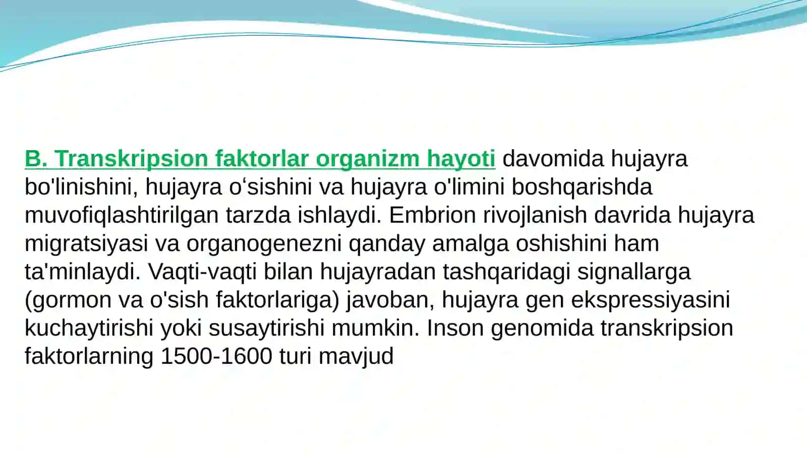Transkripsion faktorlar 3