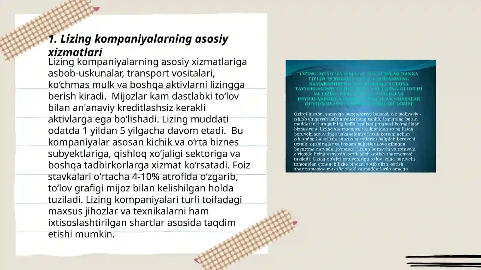 Lizing kompaniyalari 3