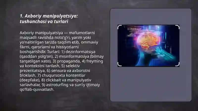 Axboriy manipulatsiya va uning inson ongiga ta'siri 3