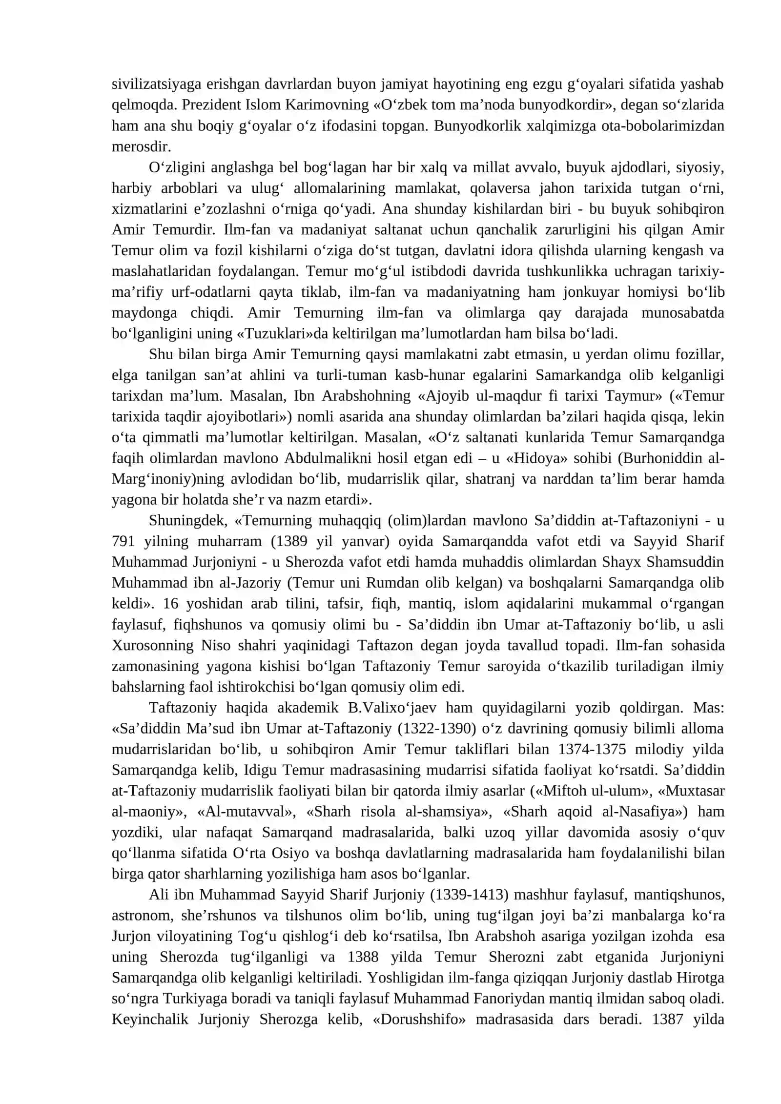 AMIR TEMUR VA TEMURIYLAR DAVRIDA SAMARQANDNING IJTIMOIY-SIYOSIY HAYOTI 3