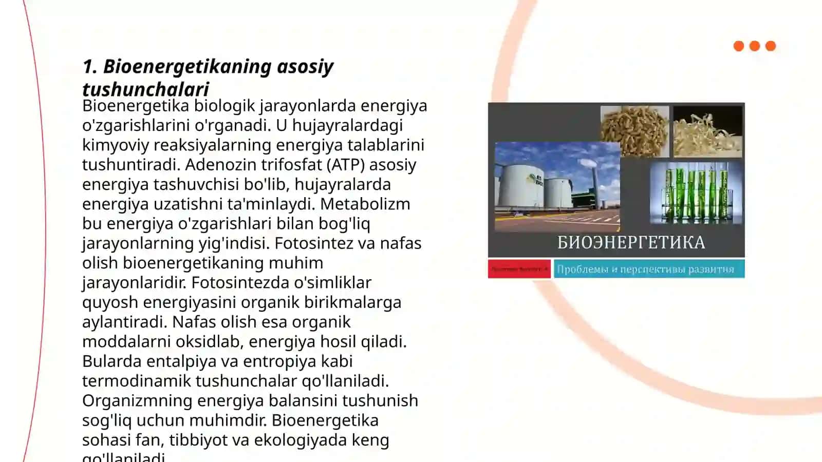 Bioenergetika 3